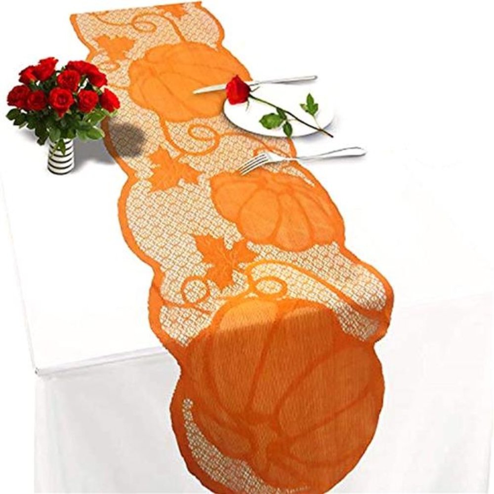 Fall Table Runner Thanksgiving Decorations 13x72 Inch Maple Leaves Table Runner